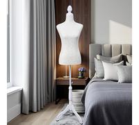 TEMU Maniquí de Tienda de Ropa Femenino para Exhibición en , Forma de Medio Cuerpo para Vestidos de Novia