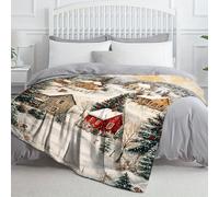 TEMU Manta de Franela con Temática Acogedora - , y Duradera para Sofá, Cama, Viajes y Más - Regalo y