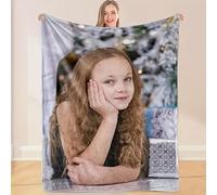 TEMU Manta Personalizada con Foto - Franela para Todas con Impresión Personal de , Ideal para Camping, y Uso Doméstico - Regalo para , Familiares, - Recuerdo Duradero, Accesorio para Camping