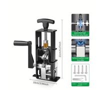 TEMU Manual Negro | de Cables Fácil, Herramienta de de Cables Ajustable con Mango, Bloqueo de Seguridad, Construcción de Metal Duradero | para Electricistas Profesionales y, de Metal Resistente