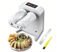 TEMU Máquina automática de hacer dumplings eléctrica, 2 velocidades, molde lavable, batería de litio recargable por USB, material ABS, seguro para , para cocina de RV y piel de raviolis y dumplings
