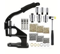 TEMU Máquina de Anillos con Ojo de Perforación Moldes + 3000pcs de Anillo + Negro