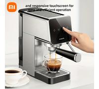 TEMU Máquina de Espresso Semiautomática Xiaomi - Cafetera Profesional con de Pre-Infusión, Control de NTC y para Oficina, Máquina de Espresso Italiana (Compatible con Enchufe Chino)
