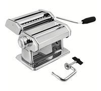 TEMU Máquina de pasta manual con 7 opciones de grosor, ideal para hacer espagueti, , lasaña, dumplings y más