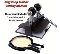 TEMU Máquina Manual para Cortar Goma de Raqueta de Tenis de Mesa, Recortadora para Goma de Raqueta