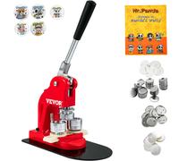 TEMU Máquina para hacer botones y pines de VEVOR 1.25" 32MM Kit de prensa con 500 piezas