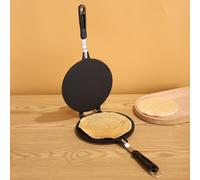 TEMU Máquina para hacer conos de helado, máquina para conos de waffle antiadherente, sartén comercial para rollos de para estufas de gas con gancho de mango resistente al para uso doméstico