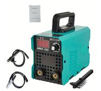 TEMU Maquinilla de Soldadura Portátil MMA-250 220V Inversor, Herramienta Eléctrica para con Corriente Ajustable, y , Construcción , Ideal para Metalurgia e Hobbyistas, Kit Completo de Soldador Manual