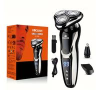 TEMU Maquinilla eléctrica para hombres con recortador de nasal y patillas, batería recargable de litio de 600mAh, pantalla LED inteligente, regalo del Día - para novios e en Pascua