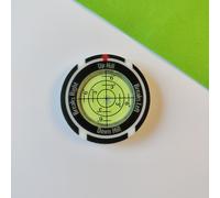 TEMU Marcador de de golf negro duradero de precisión de material ABS, equipado con un nivel de asistencia de lectura, marca - Mejora tu juego de putting