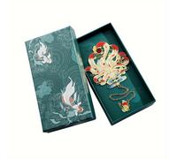 TEMU Marcapáginas de Metal de Zorro de - Elegante Cobre, Regalo para Profesores y Amantes de los Libros, de Regalo de Míticas, Ideal para Navidad y Rellenos de Calcetines