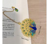 TEMU Marcapáginas de Metal Hueco de Latón Colorido - Clip de Página Elegante, Regalo para y de