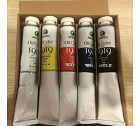 TEMU Marie's Pintura al Óleo de 50ml - Juego de Colores con Cubrición - Titanio, Limón, , Azul Cobalto,