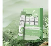 TEMU Máscara de de arcilla de té ácido compuesto de 12 piezas, niacina, limpieza profunda, hidratación, cuidado de tono beige , paquete de viaje de 12 piezas, fácil de llevar, regalo de vacaciones