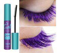 TEMU Máscara de pestañas impermeable de 8 colores para maquillaje de y extensión de pestañas de secado rápido en de azul, rosa, , verde, , negro, café e , junto con una paleta de de ojos