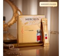 TEMU Máscara de sueño Mercilen x 20 paquetes - Hidratante nocturno, complejo de péptidos para estirar la piel y hidratarla, formulación crema, con tono de color .