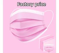 TEMU Máscara facial desechable de oído rosa - Transpirable, y cómoda, con para la comodidad, elásticos para los oídos, diseñada en un estilo , adecuada para actividades al aire libre y uso diario.