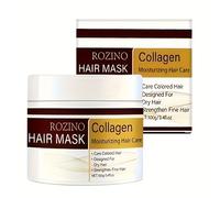 TEMU Mascarilla Capilar de Colágeno de 100G que Proporciona Hidratación , Diciendo Adiós a la Sequedad. el Cabello, Dejándolo , Voluminoso y con un Radiante que . También Cabelludo.