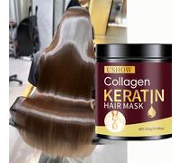 TEMU Mascarilla Capilar de Proteína de 250G, el Cabello y Dañado, el Cabello - en Queratina, Colágeno y Beneficios Contra Abiertas y la