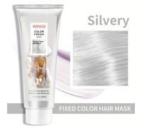 TEMU Mascarilla de color plata para profesionales, una mascarilla capilar sin daños que color con aceite de y sin, 7.77 Oz