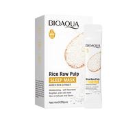 TEMU Mascarilla de Dormir de de Arroz 4ml*20pcs/. Hidratante y humectante, mejora la sequedad de la piel, hidrata la piel y , haciéndola más elástica. Mejora la opacidad y el tono de la piel