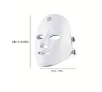 TEMU Mascarilla Facial de Belleza - LED de , Ideal para el en Casa - Dispositivo Portátil Recargable USB para el Cuidado de la Piel, un Regalo para Mujeres