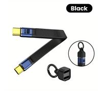 TEMU Max 240W Cable USB 4.0, 40Gbps 8K@60Hz Cargador Rápido USB-C a USB-C para Portátiles/Tabletas con Thunderbolt 4 y Tipo C