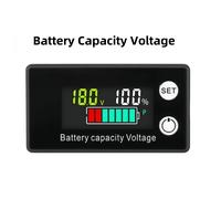 TEMU Medidor de Electricidad Digital LCD Indicador de Capacidad de Batería Plomo Ácido Litio LiFePO4 12V/24V/36V Voltímetro para Coche y Motocicleta Medidor de Tensión para Batería LCD