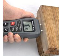 TEMU Medidor de Humedad Digital con Portátil para Pruebas Industriales, Medidores Digitales de Humedad en Madera y Detector de Humedad en Paneles de Yeso sin Batería