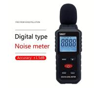 TEMU Medidor de Nivel de Sonido Digital de Precisión - de 30~130dB, Batería AAA, Detector de Ruido de Precisión con Ponderación de , Detector de Audio, Instrumentos de Medición