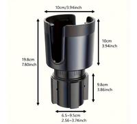 TEMU Mejora tu portavasos de coche con extensor ajustable - ¡ para botellas y vasos grandes de 4.1 pulgadas!