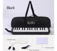 TEMU Melódica de 32 teclas Air Piano con tubo largo , boquilla corta y bolsa de transporte - Material ABS, facilidad de juego, instrumento portátil en negro, , azul y verde