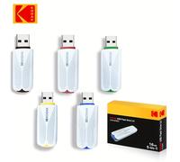 TEMU Memoria USB 5 en 1 KODAK de velocidad USB 2.0, 16 GB, 5 unidades por , disponible en verde, , azul, y negro