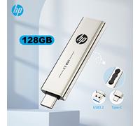TEMU Memoria USB HP TYPE-C de 64GB, 128GB, 256GB, Pendrive USB 3.2 pequeño, dispositivo de almacenamiento, memoria flash de metal tipo C, disco U para PC, portátil, escritorio, smartphone