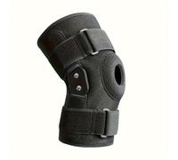 TEMU Menics Rodillera Ajustable con Bisagra de Aluminio Desmontable - Ideal para - de Neopreno con Estabilizadores , Tejido Transpirable, 70kg, Estabilización ,Soporte