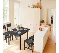 TEMU Mesa de Comedor Plegable, Mesa de Cocina Extensible, Office, para 2 a 4 , Rectangular, con Hojas, para Espacios Pequeños