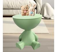 TEMU Mesita de Noche Multifuncional con Forma de Oso 2en1 y Almacenamiento Versátil para Dormitorio, Sala o Patio - Regalo del Día