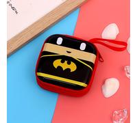 TEMU Metálico Autorizado WB Héroes Superman y Batman - Estuche Cuadrado con Cremallera de Diseño Superhéroe y , Regalo Portátil para Fans, y Fiestas