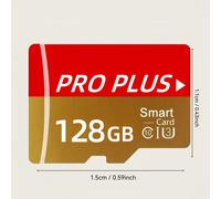 TEMU Micro TF PRO PLUS Conjunto de tarjeta - U3 de velocidad de memoria flash de 10, capacidad real, tamaños 100GB, 128GB - de almacenamiento de archivos seguro