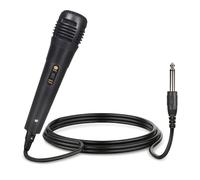 TEMU Micrófono con cable profesional para karaoke, audio, , conferencias, KTV, portátil, de , multiusos, , con carrito, para karaoke, videoconferencias, transmisión , grabación y videojuegos.