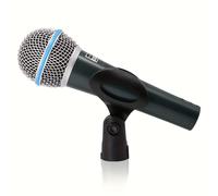 TEMU Micrófono de de metal 58A con conector de 6., ideal para , discursos, , transmisiones de video, karaoke de , grabación de estudio y aplicaciones de voz.