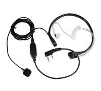 TEMU Microfono de Tubo Acústico para PTT Throat MIC Compatible con BAOFENG BF-888S, , UV-17, UV-5RM, F8HP, , Quansheng UV-K5, UV-5RPLUS, UV-K58, TK-11(5), TK-11(8)