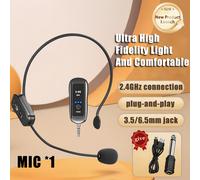 TEMU Micrófono Inalámbrico SONGSIM, con Tecnología de Transmisión 2.4G, Transmisión Estable, Es y Conveniente, Adecuado para Enseñar, y Entrenar