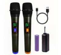 TEMU Micrófono sin varillas Profesional , de Micrófono Dinámica Portátil con Recargable para , Karaoke, , DJs, Fiestas, Discursos y