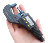 TEMU Micrómetro Digital TZ de 0-25mm con , Operación de Tres Botones, de de Tungsteno - Batería No Incluida, Calibre de Vernier