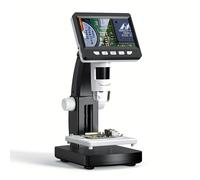 TEMU Microscopio Digital con 8 LED, Renderizado de Imagen Real, Microscopio para Computadora, Microscopio Electrónico