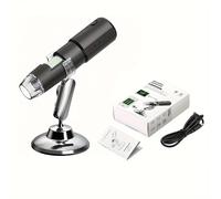 TEMU Microscopio Digital Inalámbrico De 1pc, Cámara De Inspección USB De Y , Con Aumento De 50x- Y Soporte, Compatible Con IOS 9.0, WindowsXP, Vista,