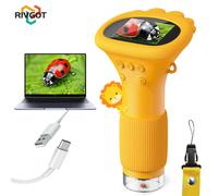 TEMU Microscopio Industrial RIVGOT, juguete para niños, , 1080P HD, fotografía y , compatible con PC, observación , exploración al , , y regalo de Navidad para niños de 3 a 12 años