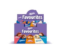 TEMU Milka Favourites, Surtido de Bombones Individuales, Caja de 108 Mini Chocolatinas, 1 kg