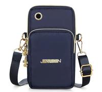 TEMU Mini Bolsa Cruzada para Teléfono de Mujer, Estilo Verano, Estuche Portátil de Tela para Colgar al Cuello o al , Dirección Aleatoria del Tirador de Cremallera